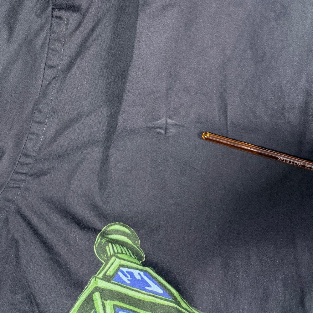 Tabasco Sportswear Button Down Shirt Mens Lg Black Bourbon Street NOLA Graphic - Picture 11 of 14